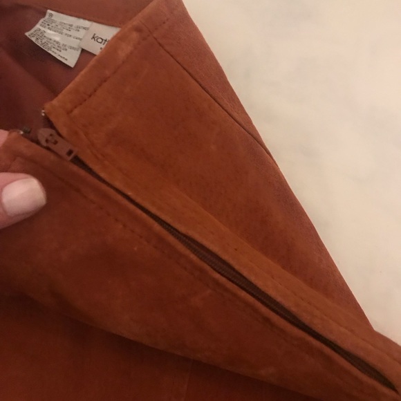 Suede skirt - Picture 6 of 7